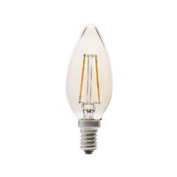 Lámpara tipo vela 2W E14 filamento led
