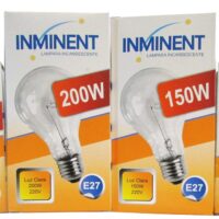 Lámpara clara E27 75W inminet