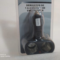 Adaptador para encendedor auto 1 a 2 salida