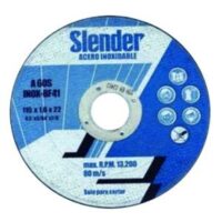 Disco de corte 4 1/2" SLENDER acero inoxidable