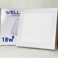 Làmpara Panel led Cuadrado 18W 22cm Frio WELLMAX