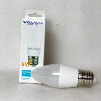 Làmpara Led Filamento vela 6w E27 Càlida WELLMAX