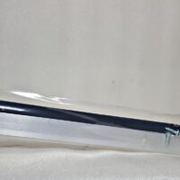 Zòcalos aluminio anod. y gomas p/purta 1mt