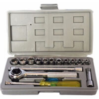 Juego de dados 1/4"  17 piezas