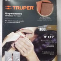 Hoja Lija Madera Gran. 100