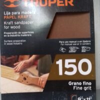 Hoja Lija Madera Gran. 150